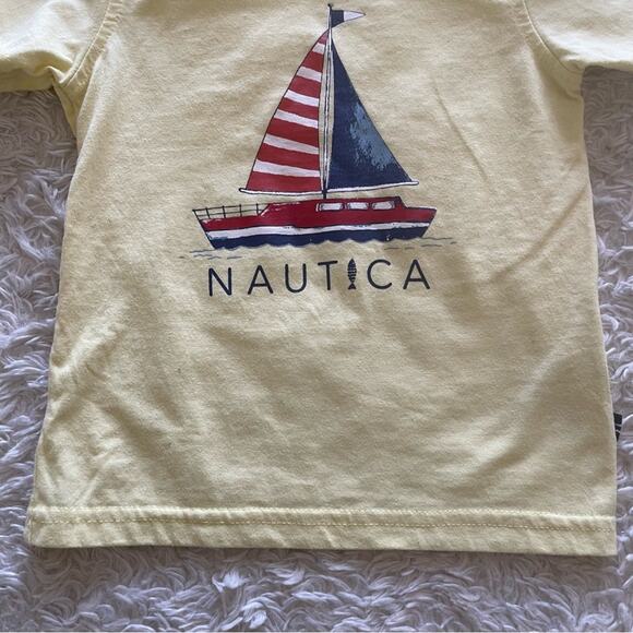 Nautica Yellow Sailboat T-Shirt - Picture 2 of 5